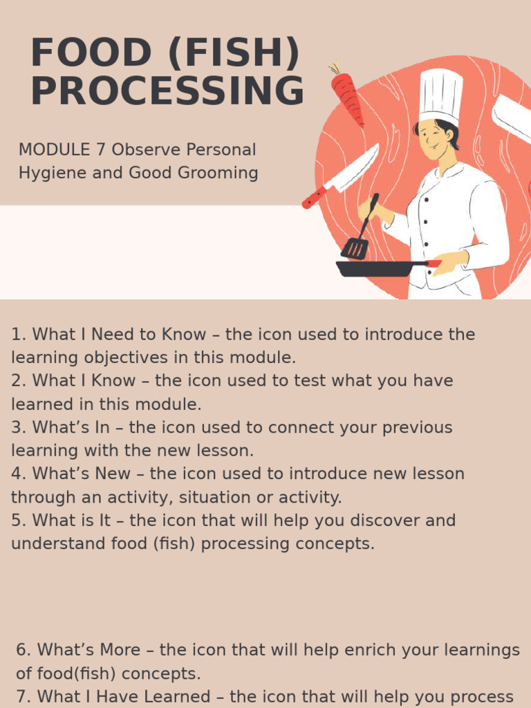 Personal Hygiene in Fish Processing | PDF | Hygiene | Infection