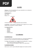 COURS SSIAP 1.pdf  Combustion  Combustible