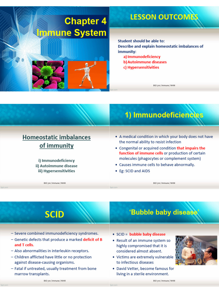 Immune System Disorders Overview | PDF | Immune System | Immunodeficiency