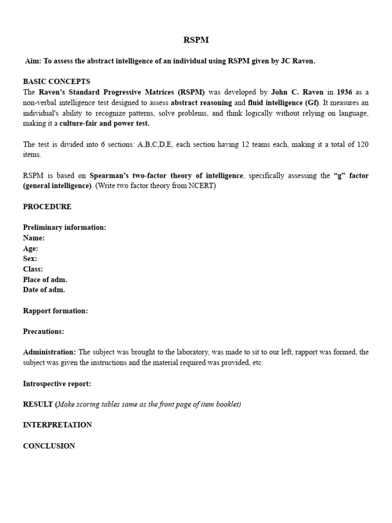 Practical Writing Format-Revised | PDF | Self Concept | Extraversion ...