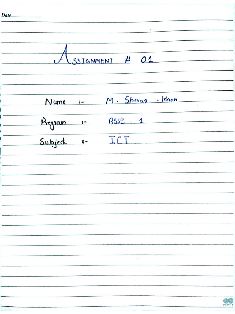 ICT Assignment | PDF