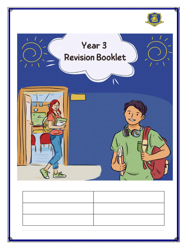 Year 3 Exam Revision Guide 2024-25 | PDF | Quadratic Equation | Equations