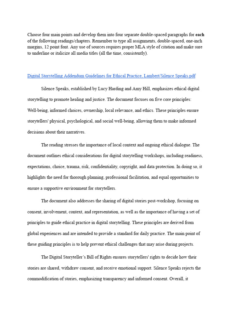 Digital Storytelling and Persuasion Techniques | PDF | Storytelling ...