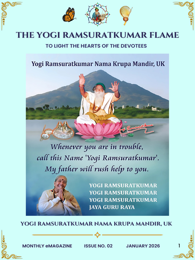 Yogi Ramsuratkumar Flame: Jan 2026 Edition | PDF | Indian Religions