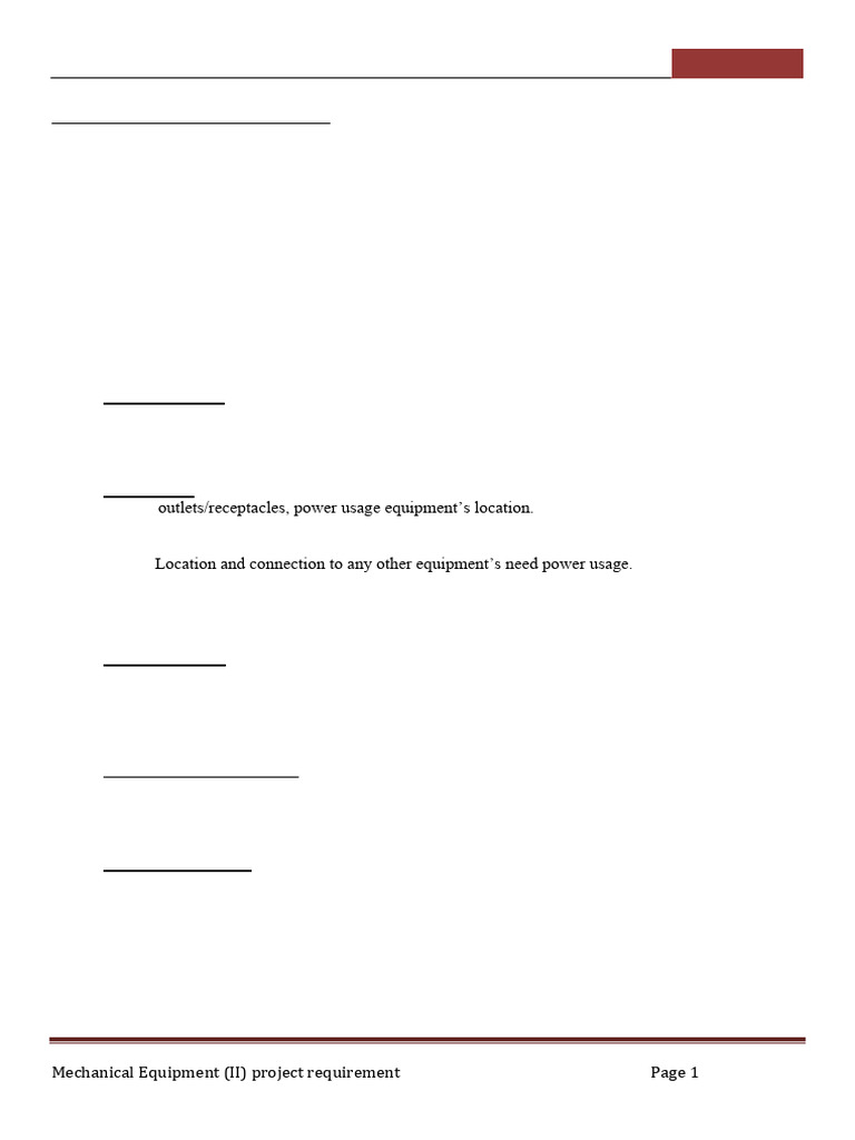 Electrical Design Project Guidelines | PDF | Electric Power ...