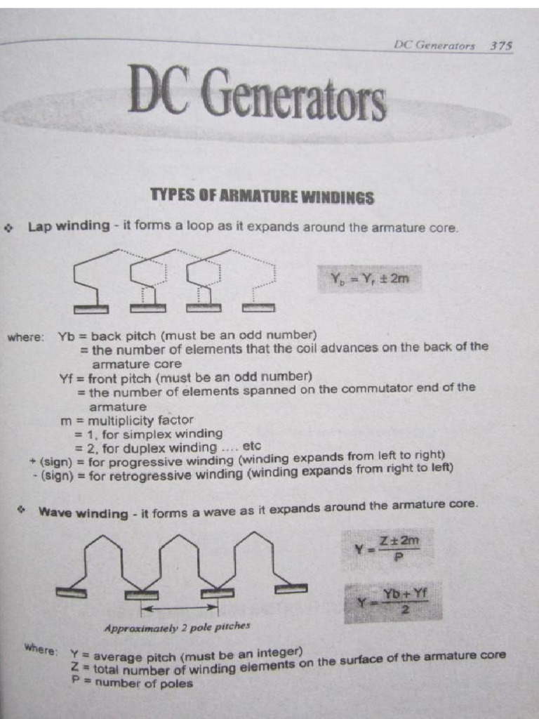 DC Generators Review Questions | PDF