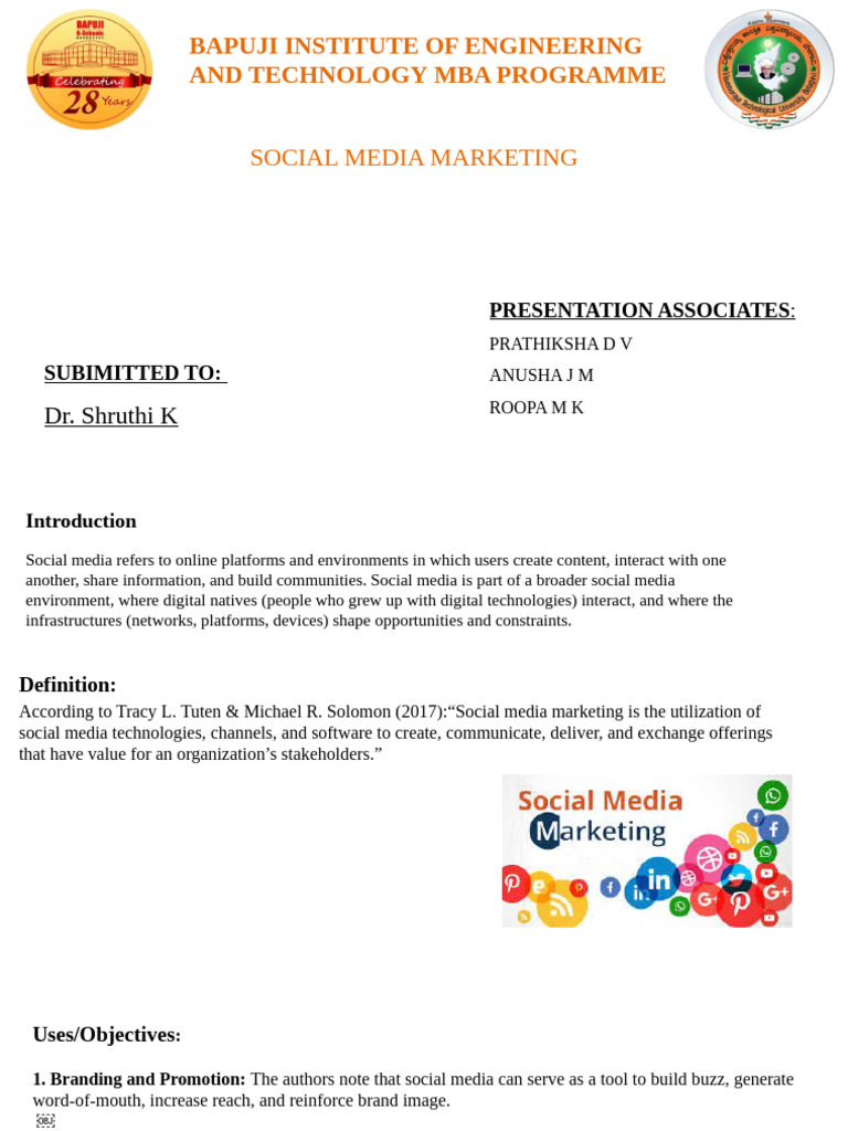 Social Media Marketing Overview | PDF | Snapchat | Social Networking ...