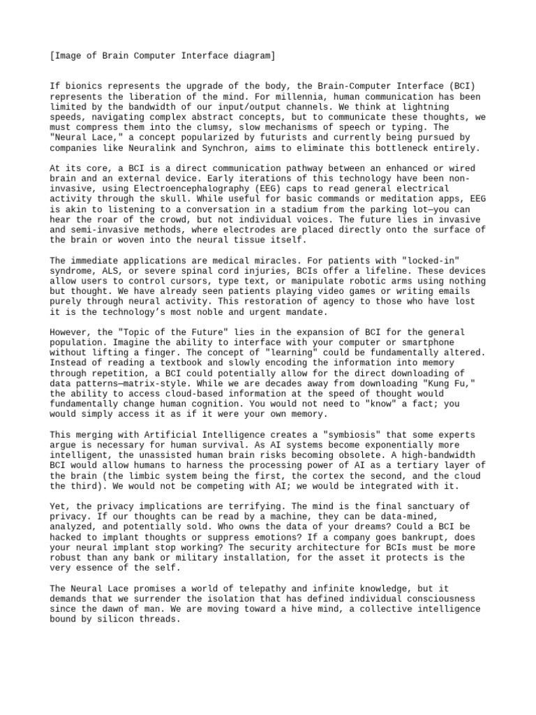 Brain-Computer Interface: Future of Mind Integration | PDF ...