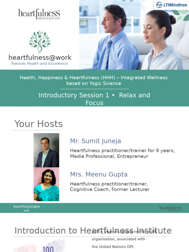 Heartfulness for Workplace Wellness | PDF | Psychology | Spirituality