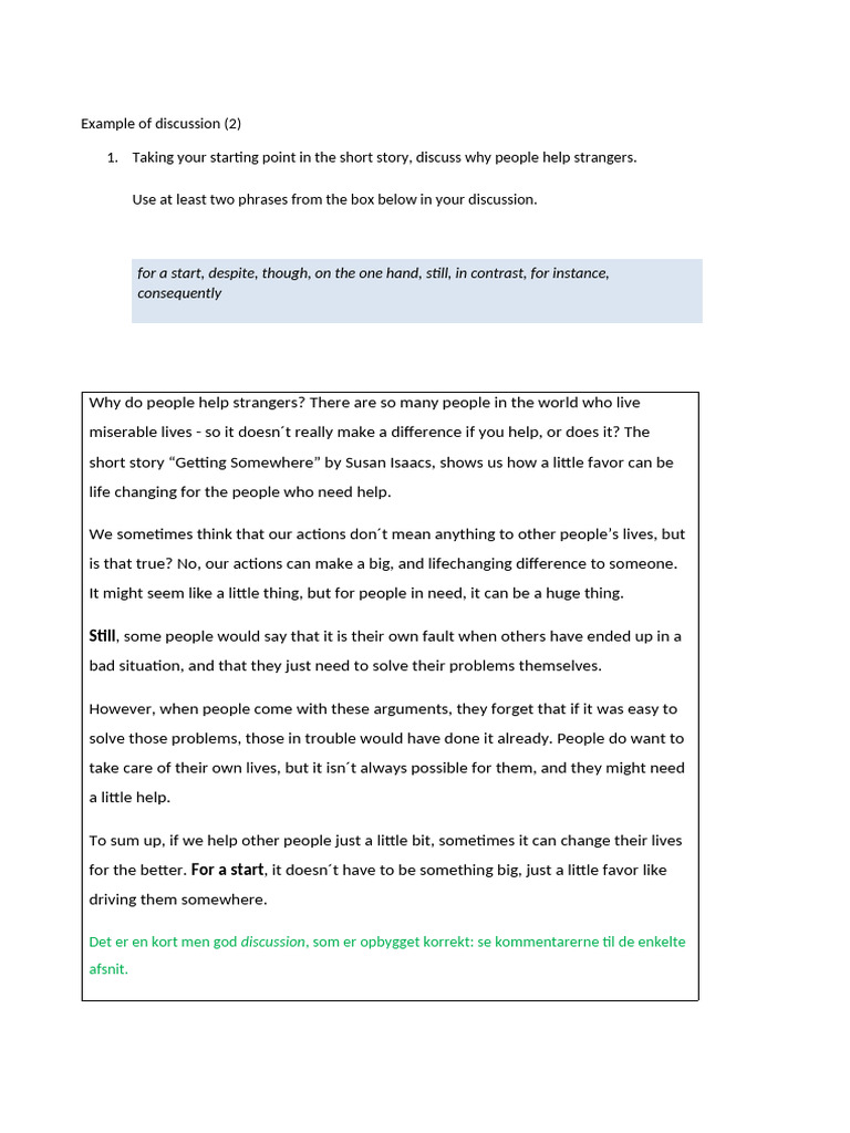 Why People Help Strangers Explained | PDF