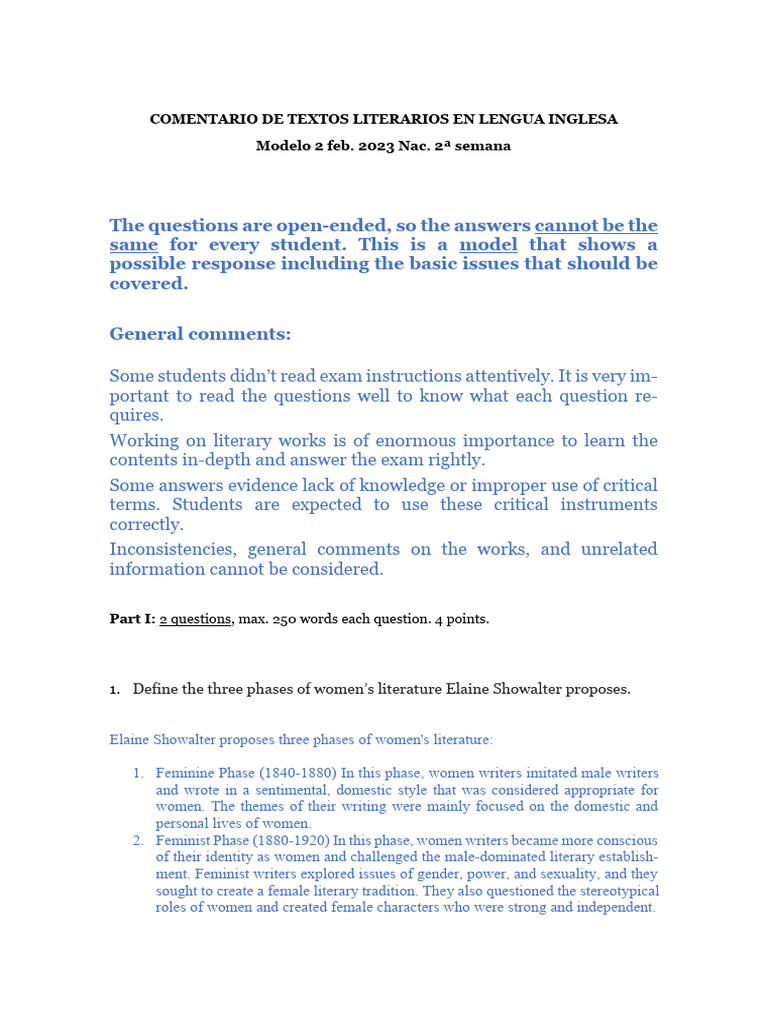 Literary Text Commentary Guide | PDF | Poetry | Nonverbal Communication