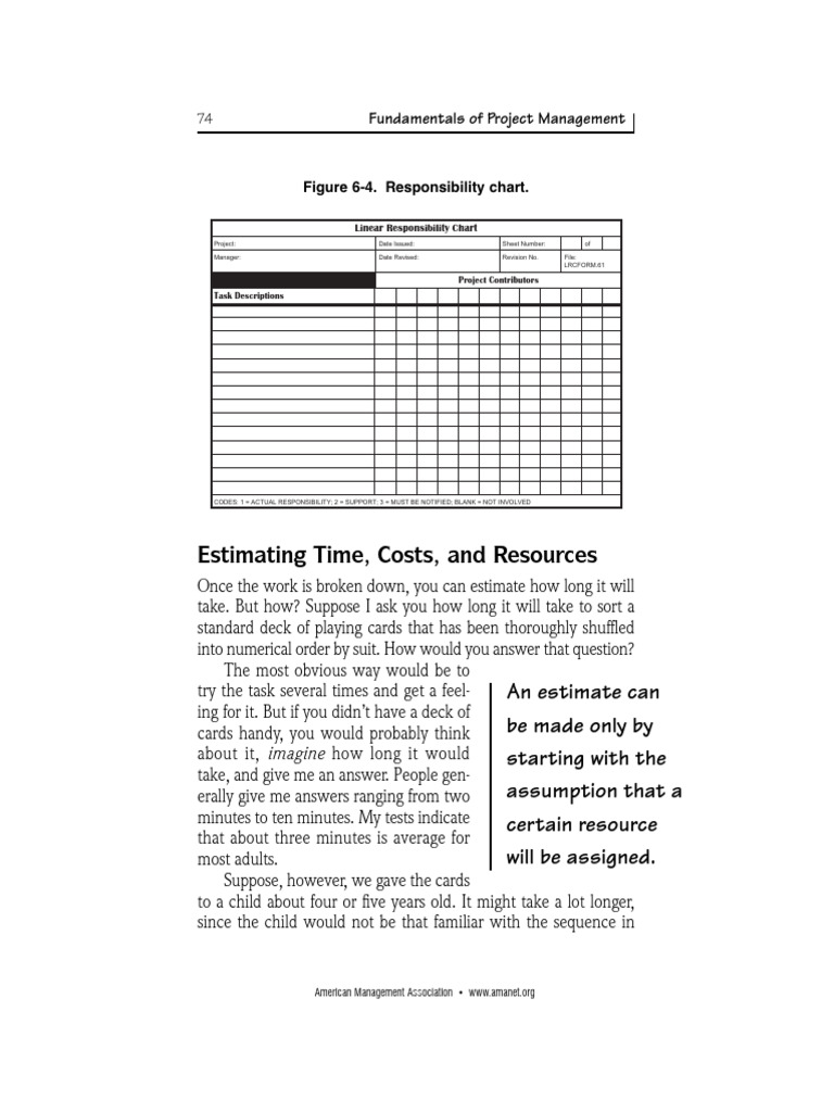 Time and Cost Estimation Techniques | PDF