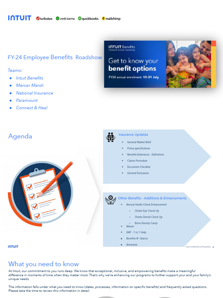 Intuit FY-24 Employee Benefits Overview | PDF | Insurance | Hospital