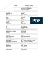 British American English