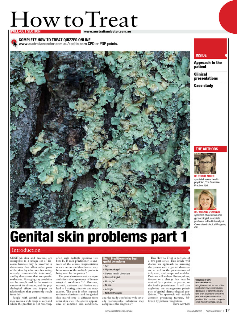 Genital Dermatosis: Diagnosis & Management | PDF | Labia | Candidiasis