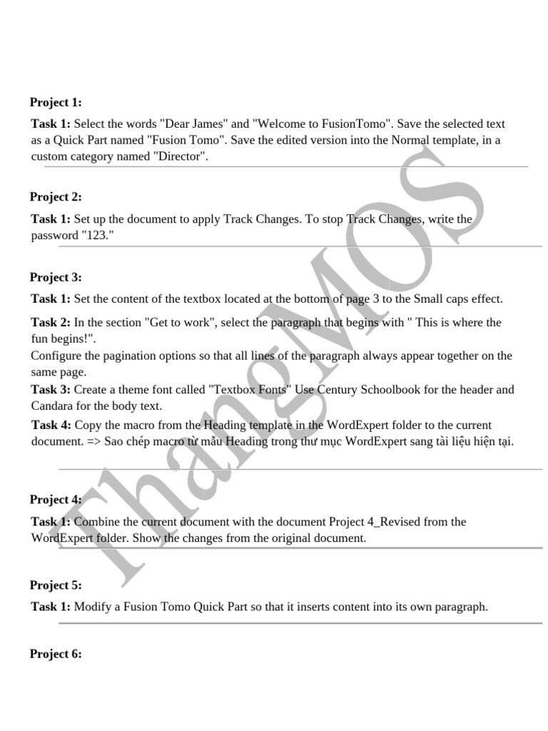 Word Document Formatting Projects Guide | PDF | Typefaces | Text