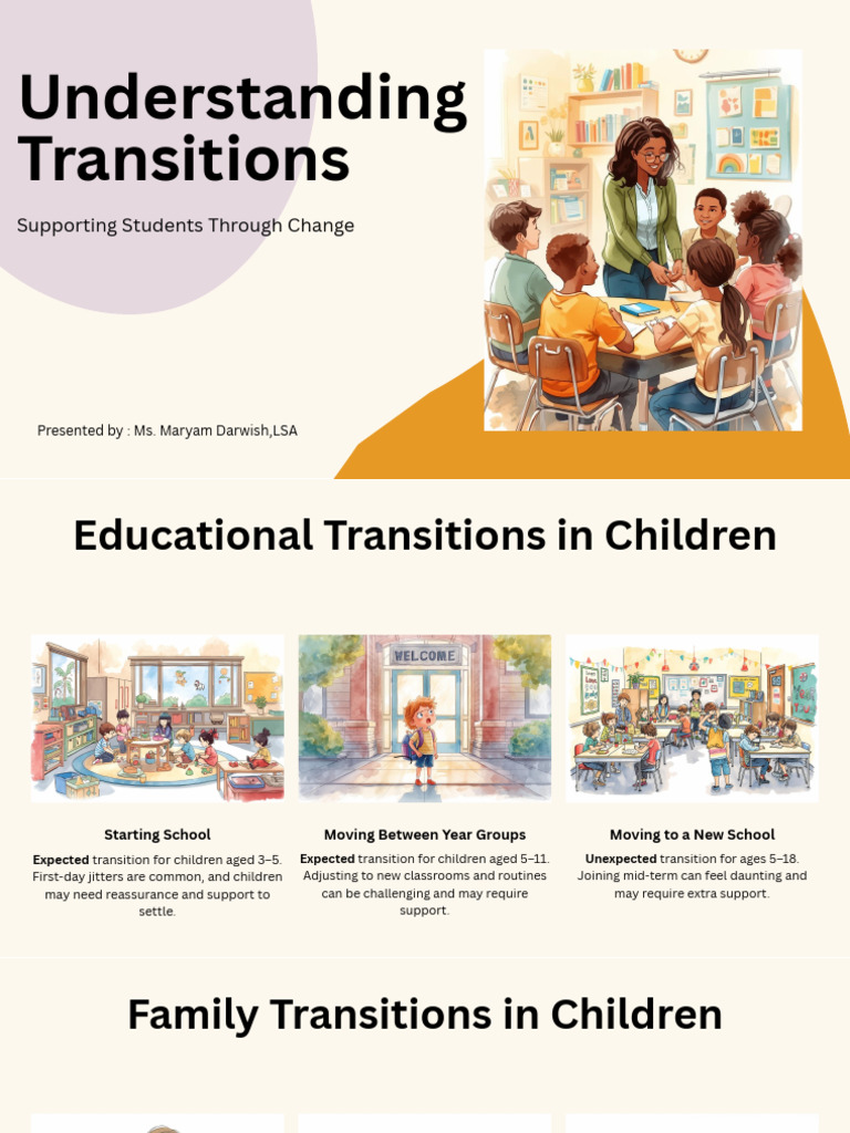 Supporting Children's Transitions Guide | PDF | Grief | Human Development