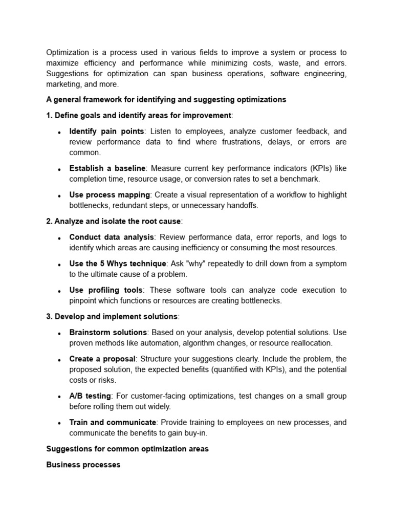 Comprehensive Optimization Strategies Guide | PDF | Program ...