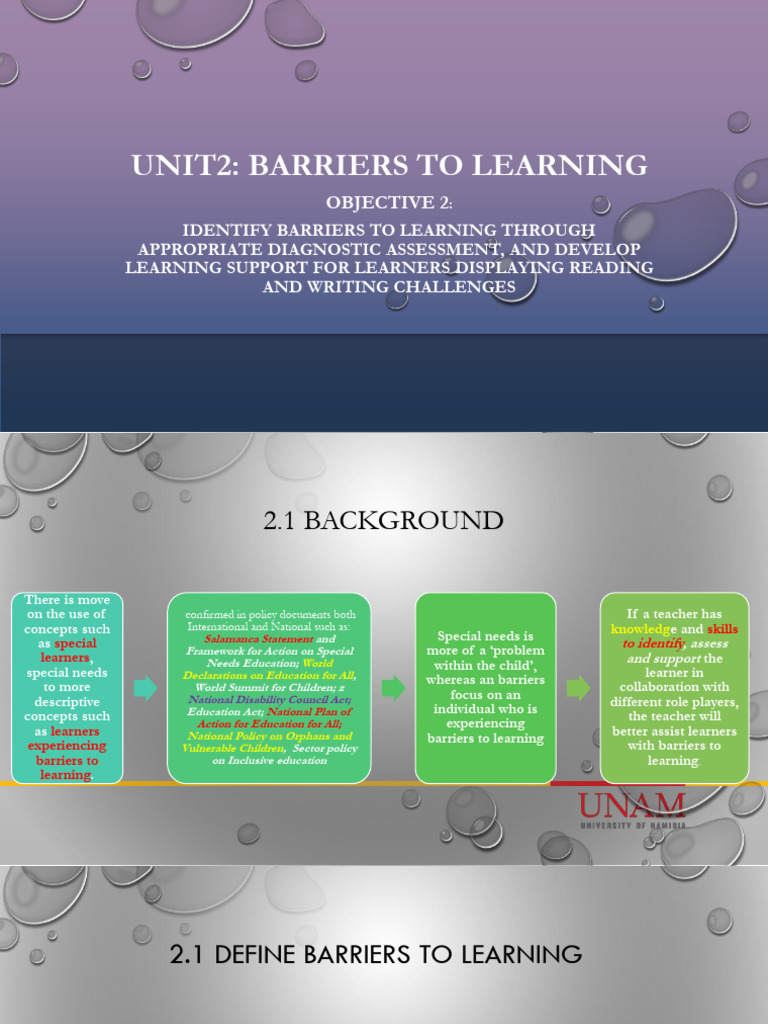 Identifying Barriers to Learning | PDF | Differentiated Instruction ...