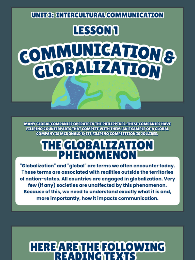 Understanding Globalization's Impact on Communication | PDF ...