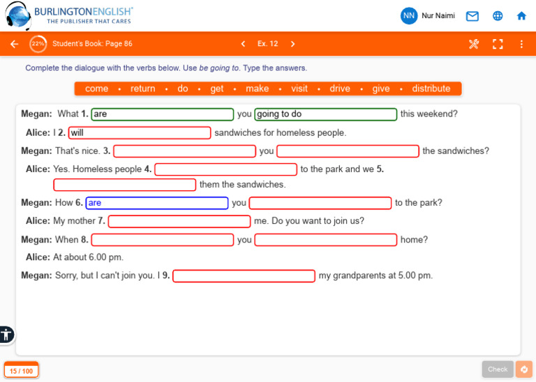 Complete the Dialogue with Verbs | PDF