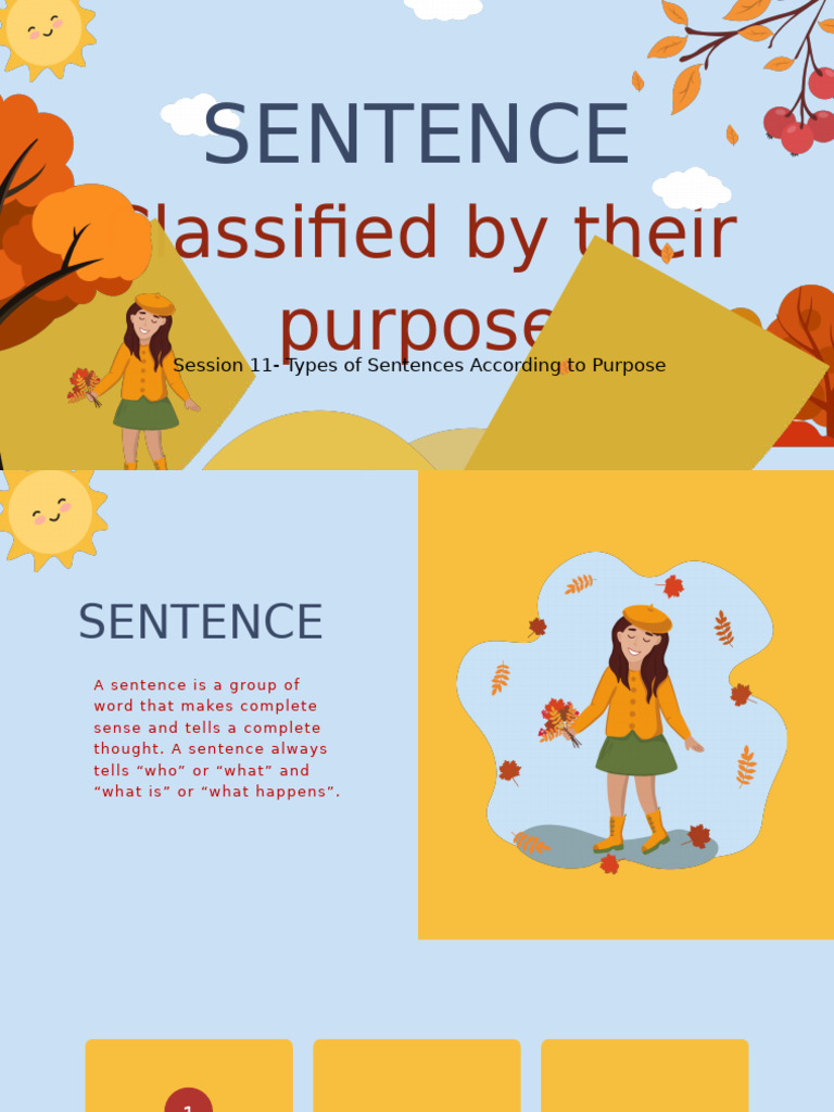 Types of Sentences by Purpose | PDF | Question | Sentence (Linguistics)