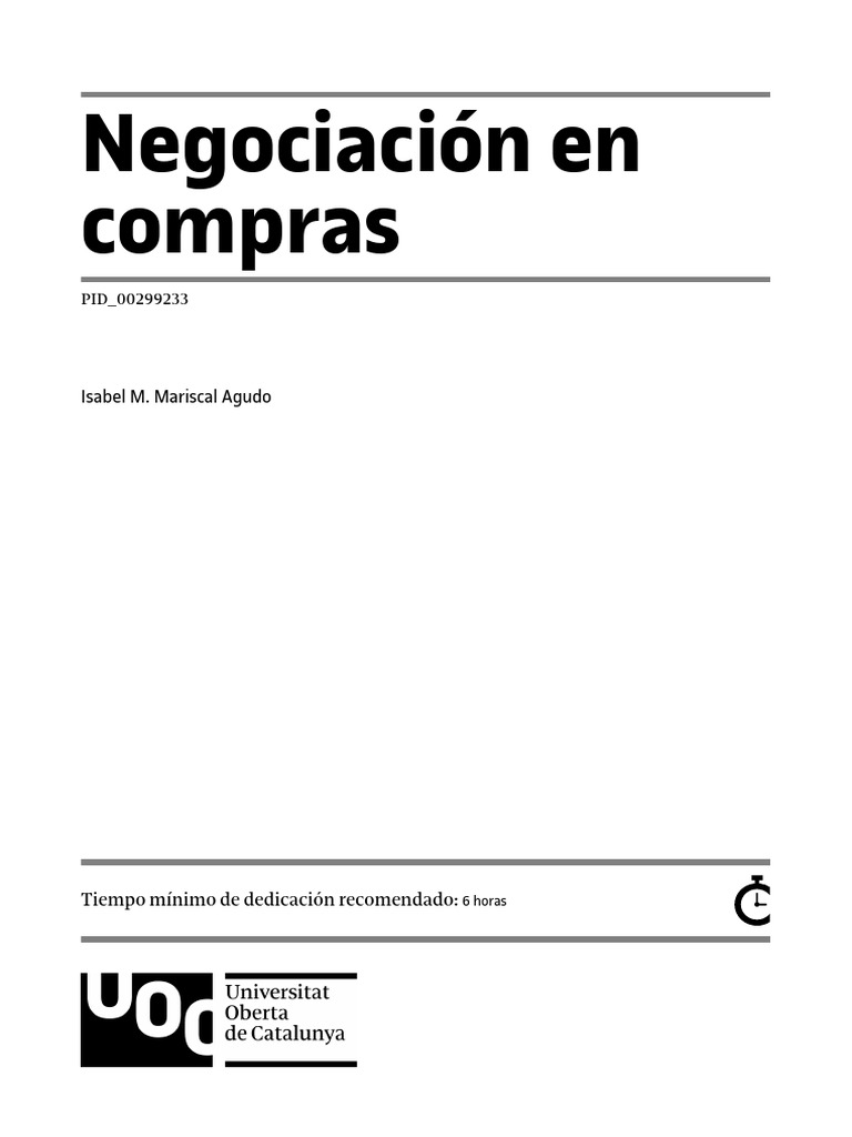 Estrategias de Negociación en Compras | PDF | Negociación | Calidad ...