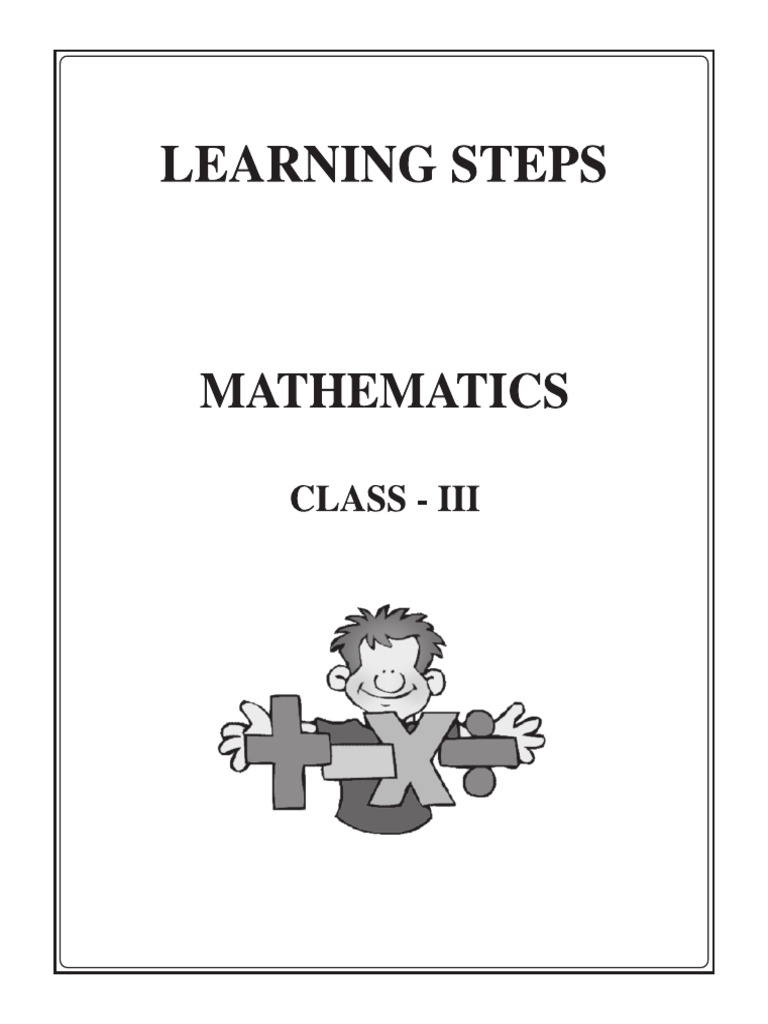 Class-III Maths Learning Steps | PDF