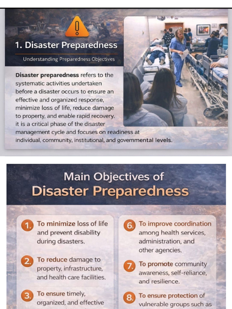 Disaster Preparedness and Emergency Preparedness | PDF