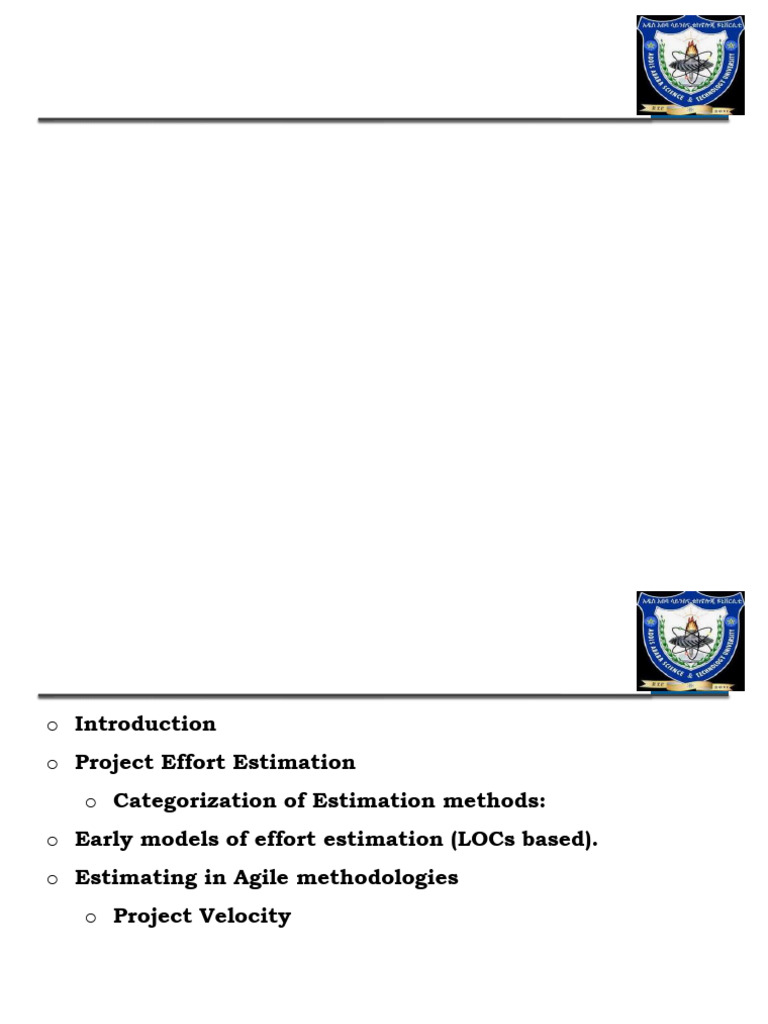 Effort Estimation in Software Projects | PDF | Applied Mathematics ...