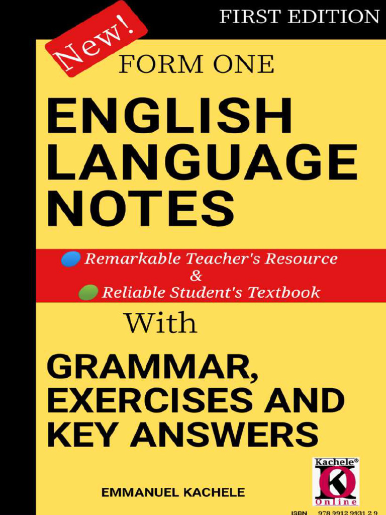 Form One English Study Guide | PDF | Grammatical Tense | Perfect (Grammar)