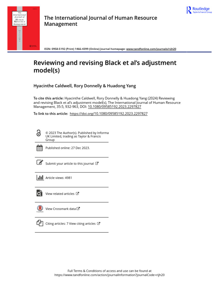 Revising Black et al.'s Adjustment Models | PDF | Systematic Review ...