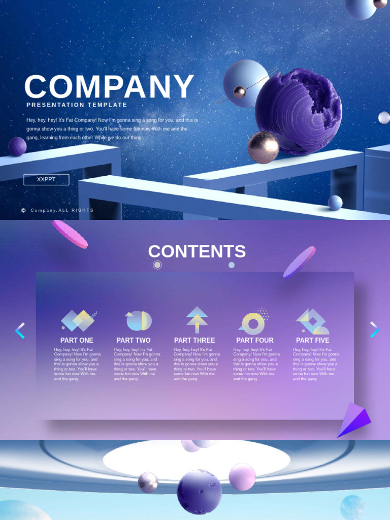 Engaging Company Presentation Template | PDF | Computing