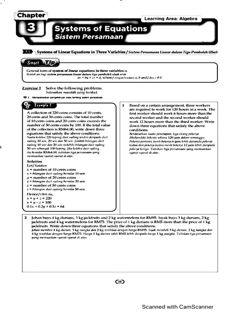 Add Maths F4 Bab 3 | PDF