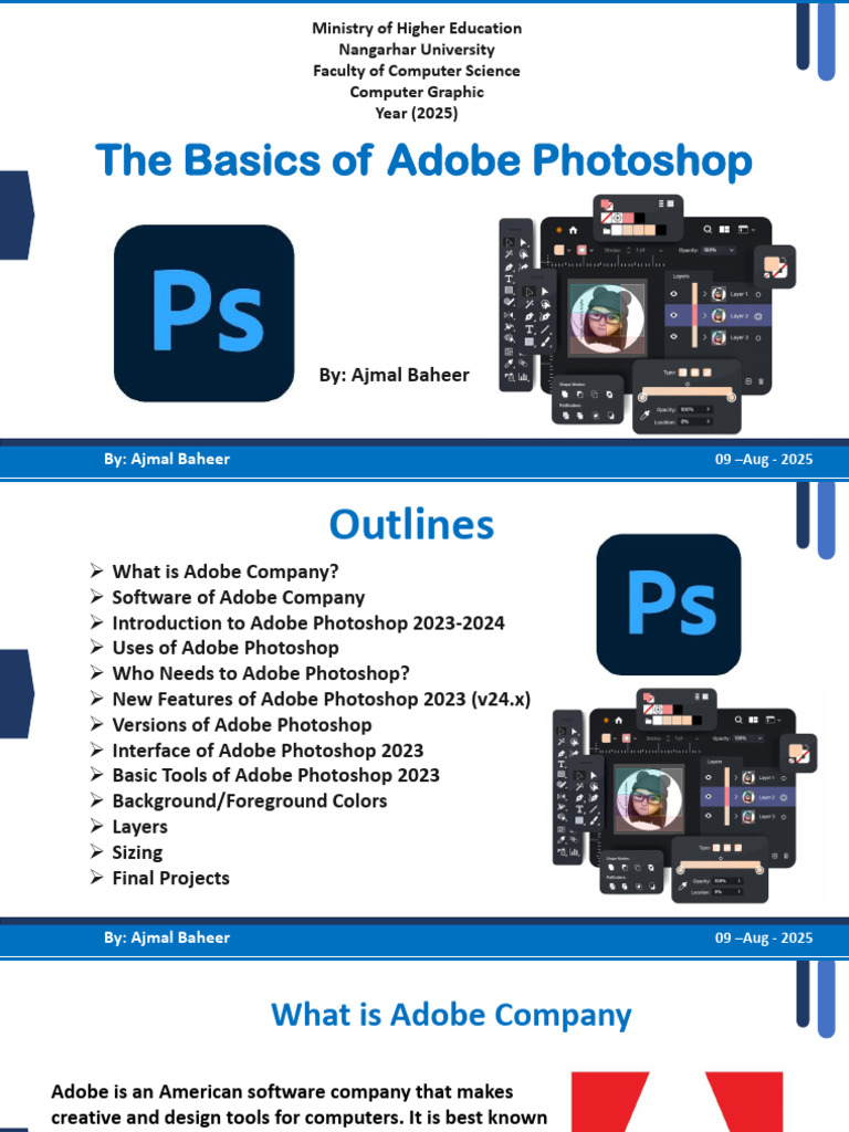 Adobe Photoshop Basics and Features Guide | PDF | Adobe Photoshop ...