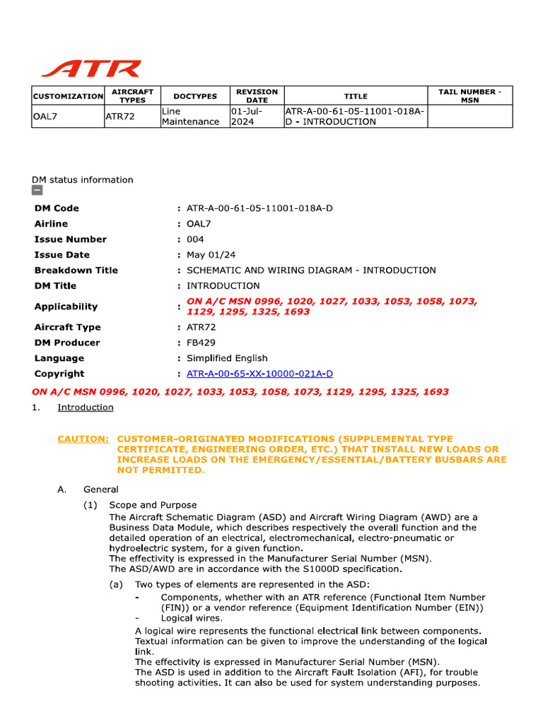 Training Document Overview | PDF