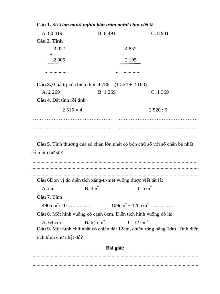 TOÁN | PDF