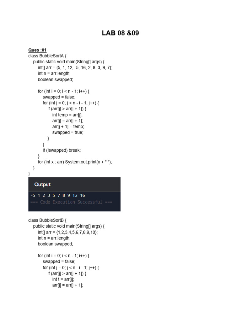 lab 08 &09 | PDF | Object Oriented Programming | Computer Engineering
