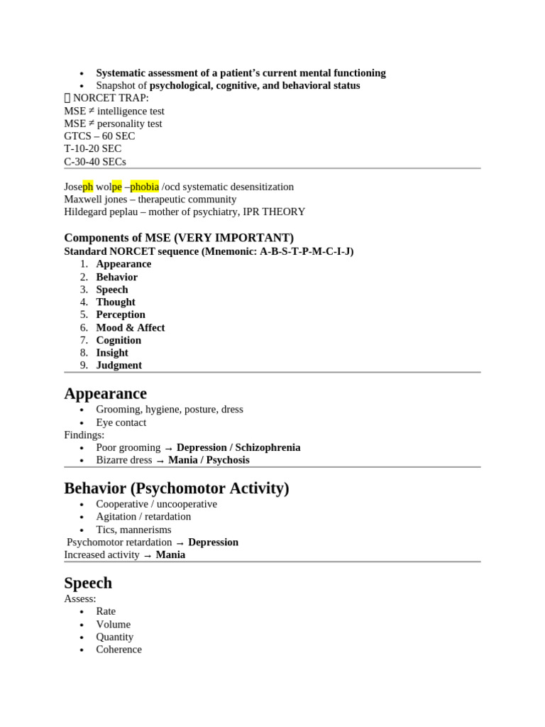 MHN | PDF | Phobia | Major Depressive Disorder