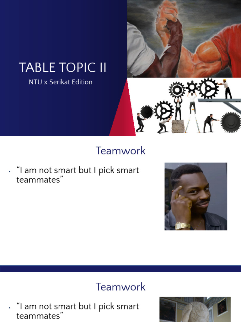 Table Topic i | PDF