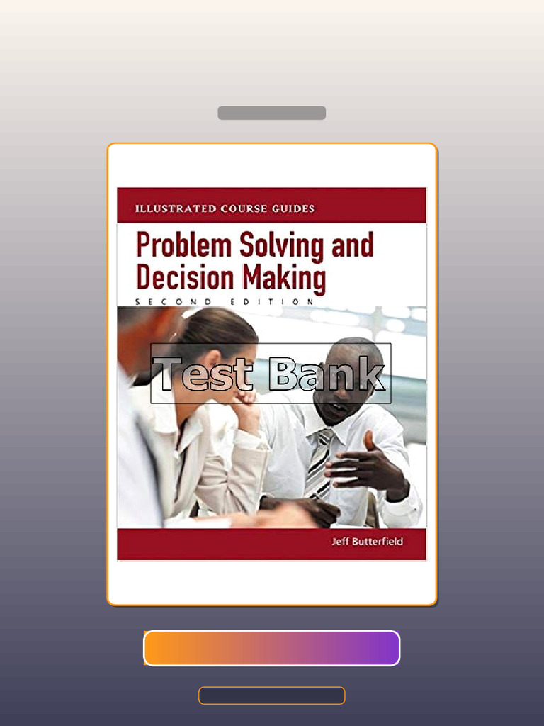 Problem Solving and Decision Making Illustrated Course Guides 2nd ...