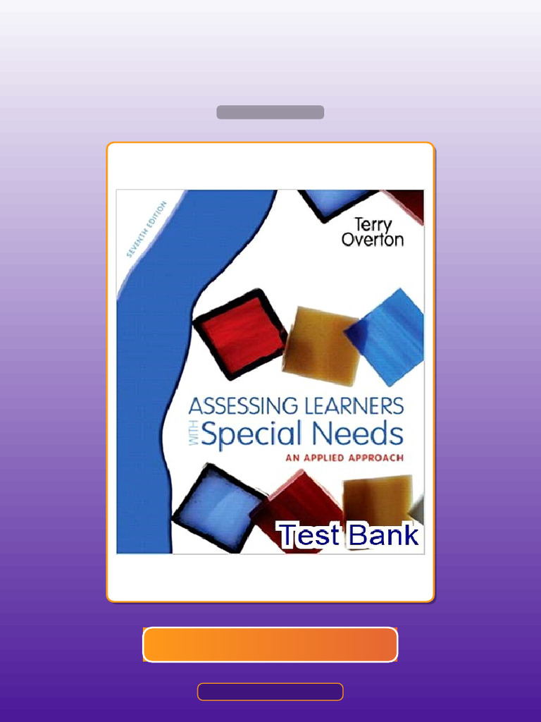 Assessing Learners With Special Needs an Applied Approach 7th Edition ...