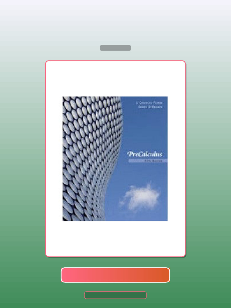 Precalculus 5th Edition Ebook Testbank Solutions PDF Multiple