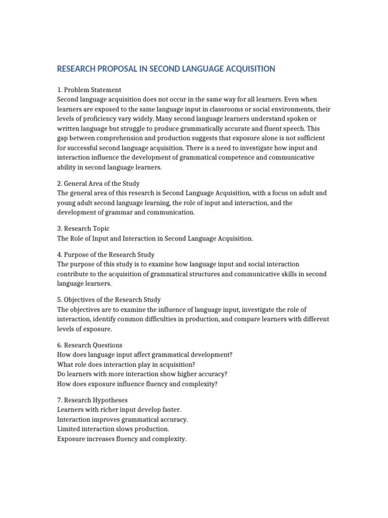 Input and Interaction in Language Learning | PDF | Second Language ...