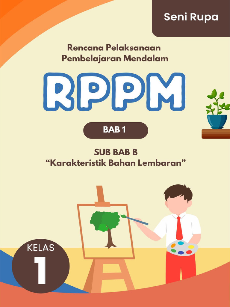 RPPM Seni Rupa Kelas 1 SD: Karakteristik Bahan | PDF