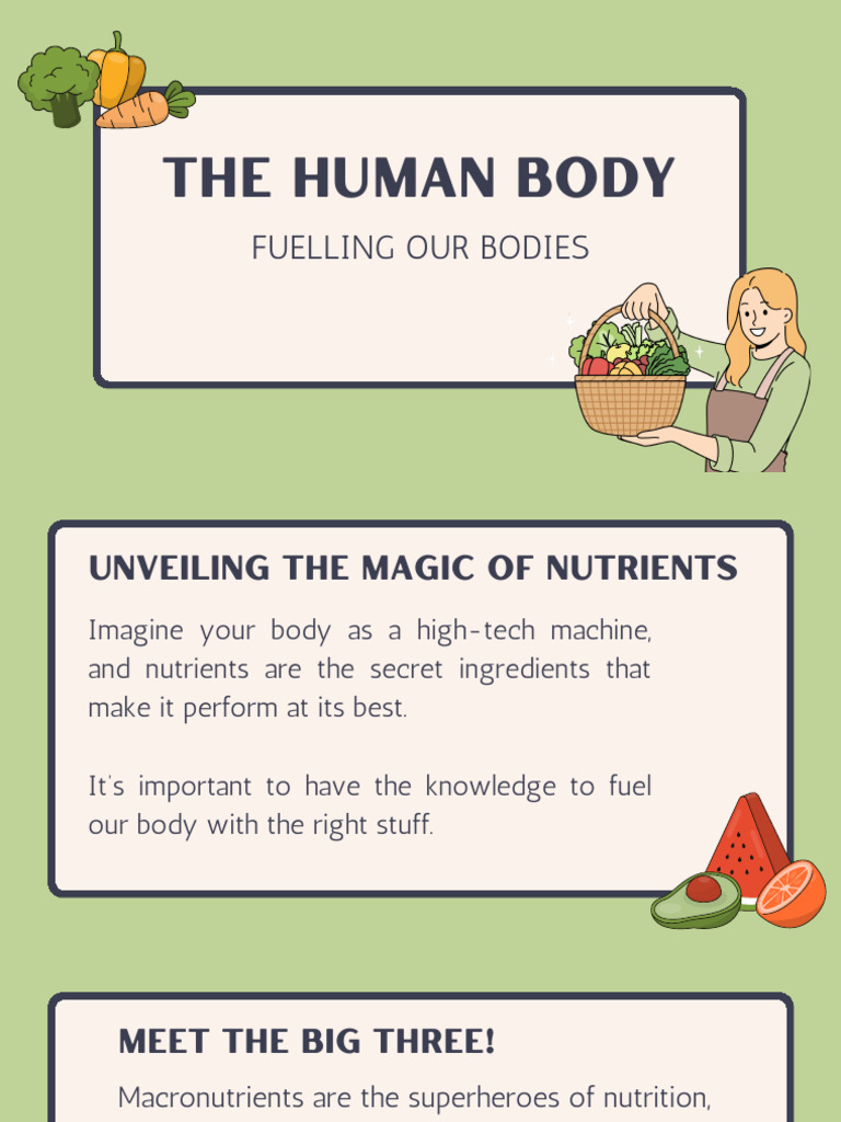 Health Science Nutrients Presentation | PDF | Nutrition | Diet & Nutrition