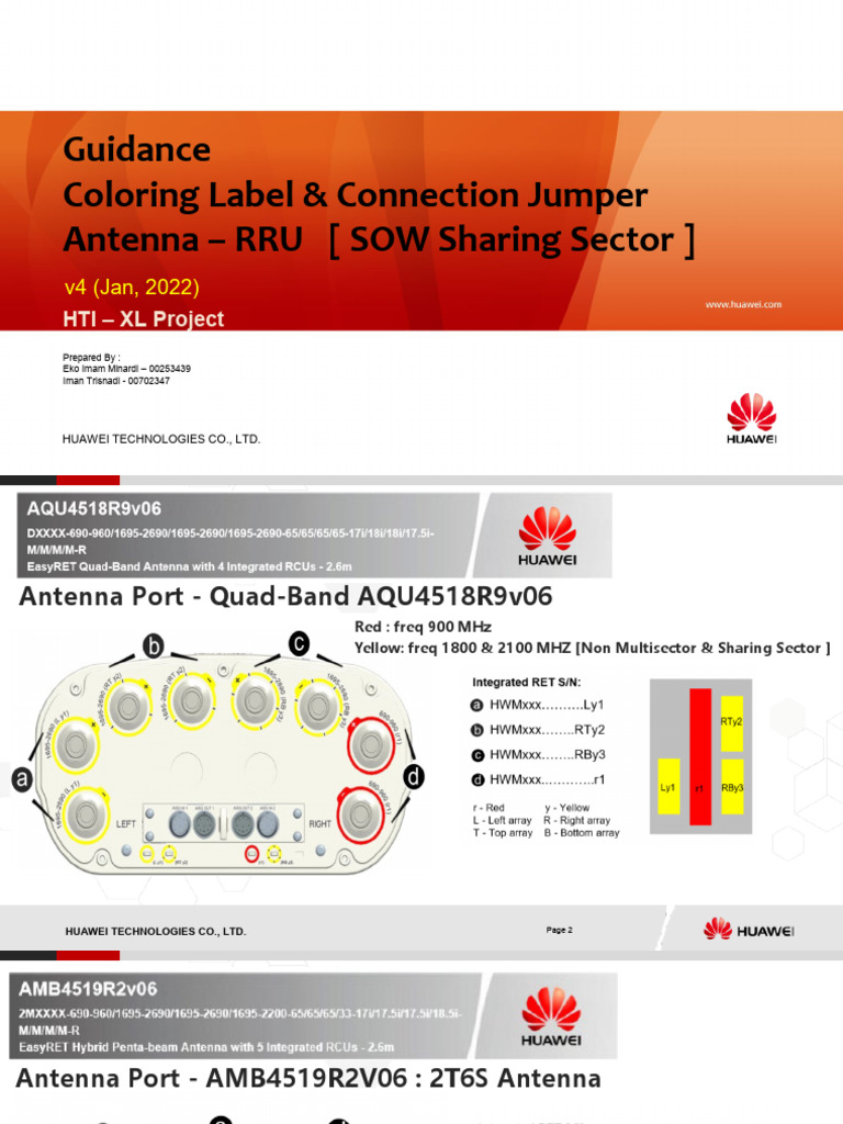Huawei RRU Antenna Configuration Guide | PDF | Lte (Telecommunication ...