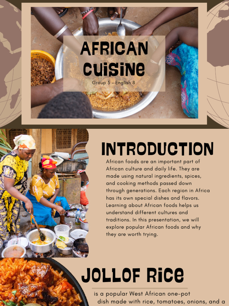 Explore Authentic African Cuisine | PDF | African Cuisine | Pudding
