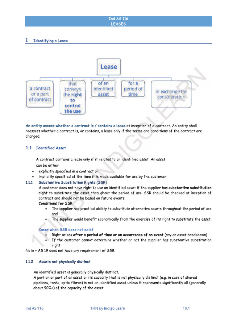 IND AS 116 | PDF