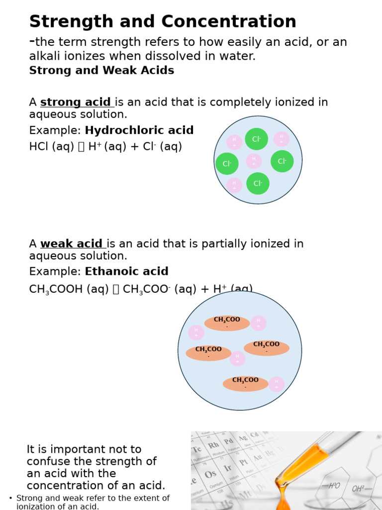 Understanding Acid Strength and pH | PDF | Ph | Acid